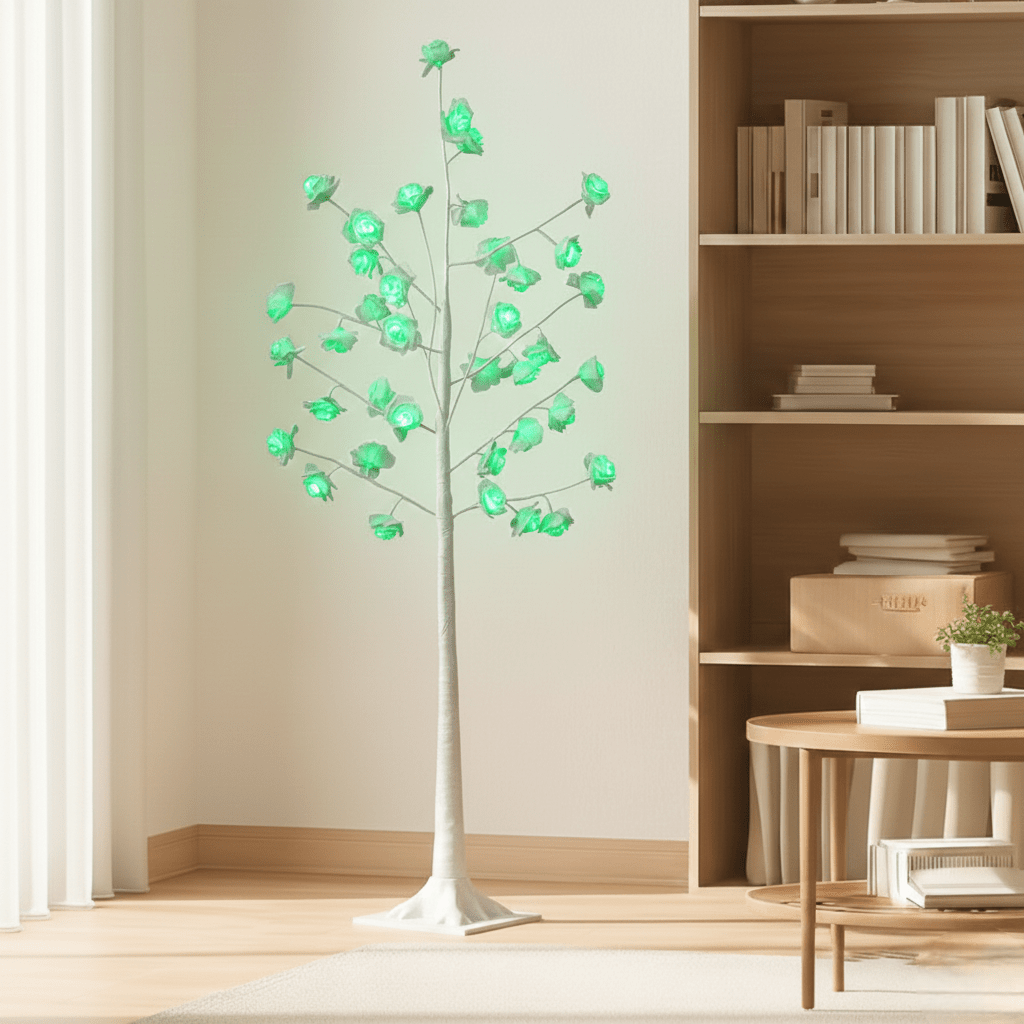 Rose Tree Light – Glowing Decorative Flower Lamp - Memories Insite